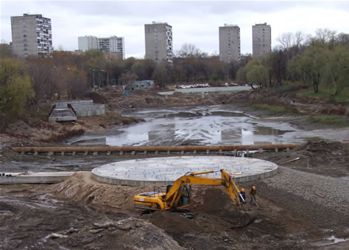 реконструкция пруда