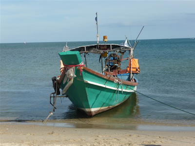 лодка в море путешествий